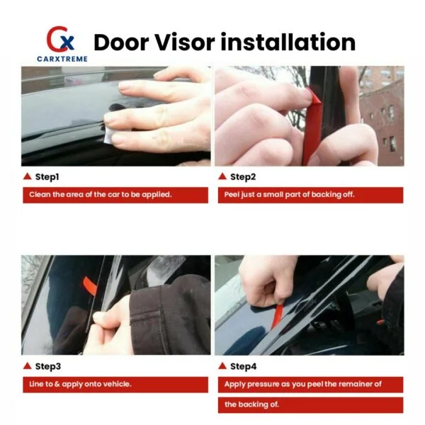 car door visor