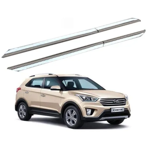 Creta Side Beading With Chrome Finish