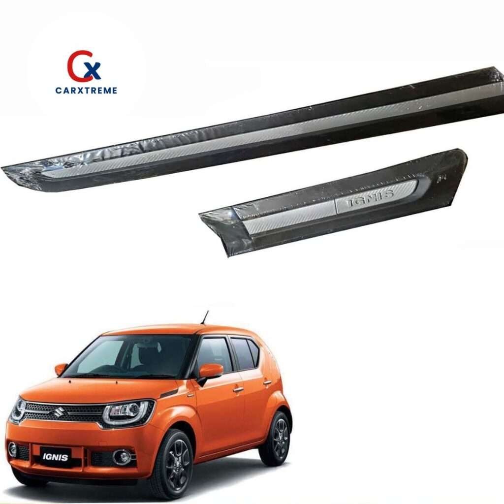 Ignis Side Cladding Price Very Low, Sliver And Black Color