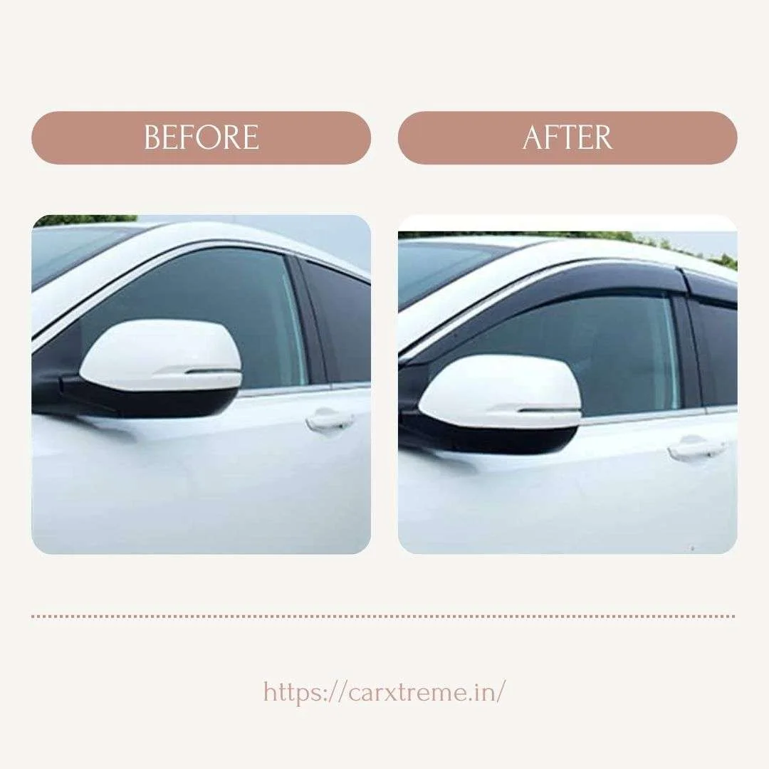 tata nexon door visor chrome