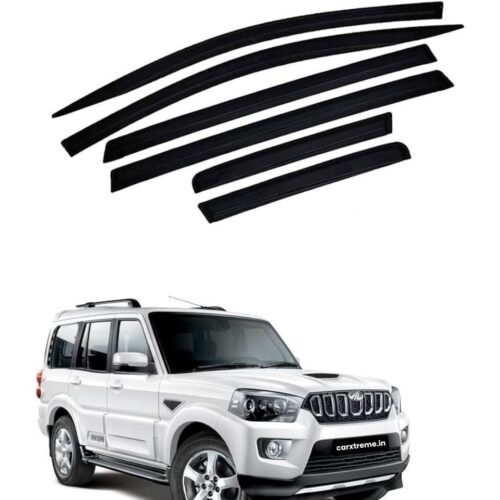 Mahindra Scorpio Rain Visor (Set of 6 Black)