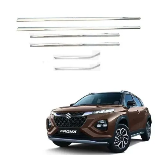 Maruti Suzuki Fronx Lower Window Garnish | Chrome Stainless Steel