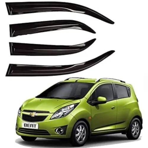 Chevrolet Beat Door Visor l Black l Set of 4