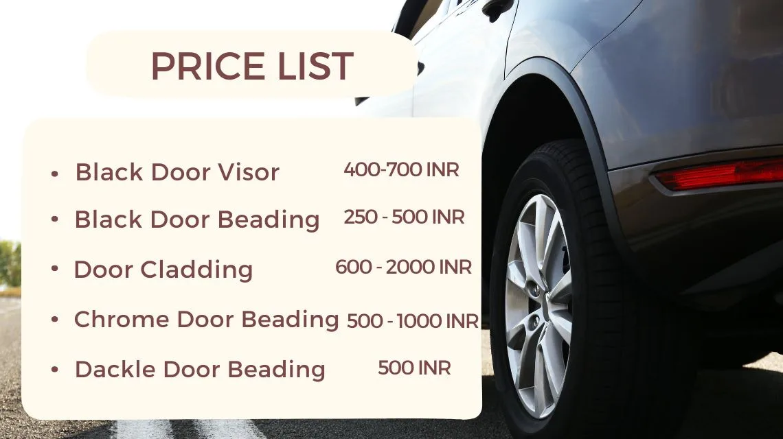 Car accessories price in Vadodara