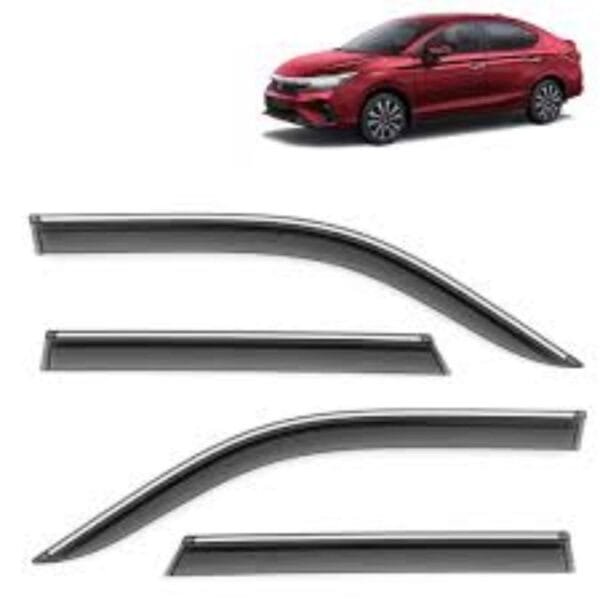 Honda City Chrome Door Visor