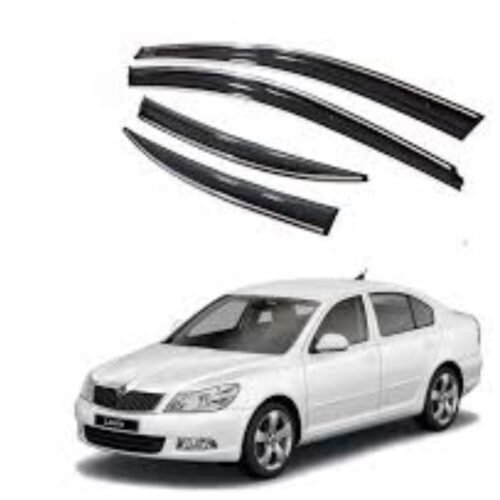 Skoda Octavia Chrome Door Visor l Old l Year 2001-2010