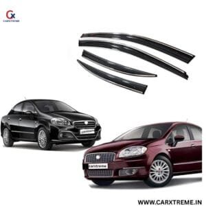 Fiat Linea Chrome Door Visor