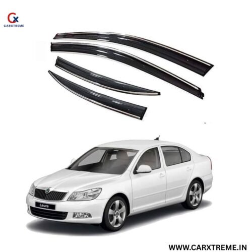 Skoda Laura Chrome Door Visor l Onwards 2005-Now