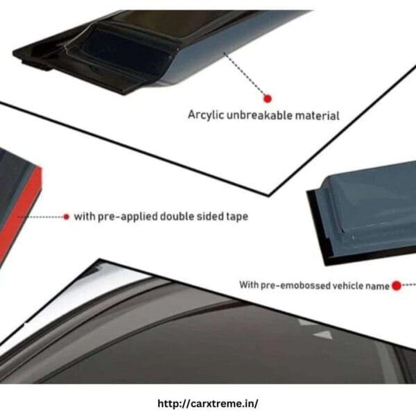 Toyota Etios Chrome Door Visor