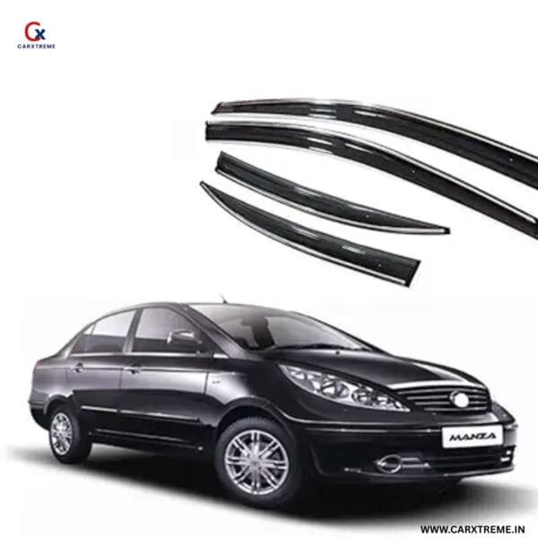 Tata Manza Chrome Door Visor