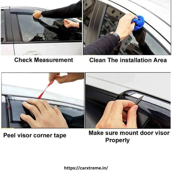 Tata Harrier Chrome Door Visor